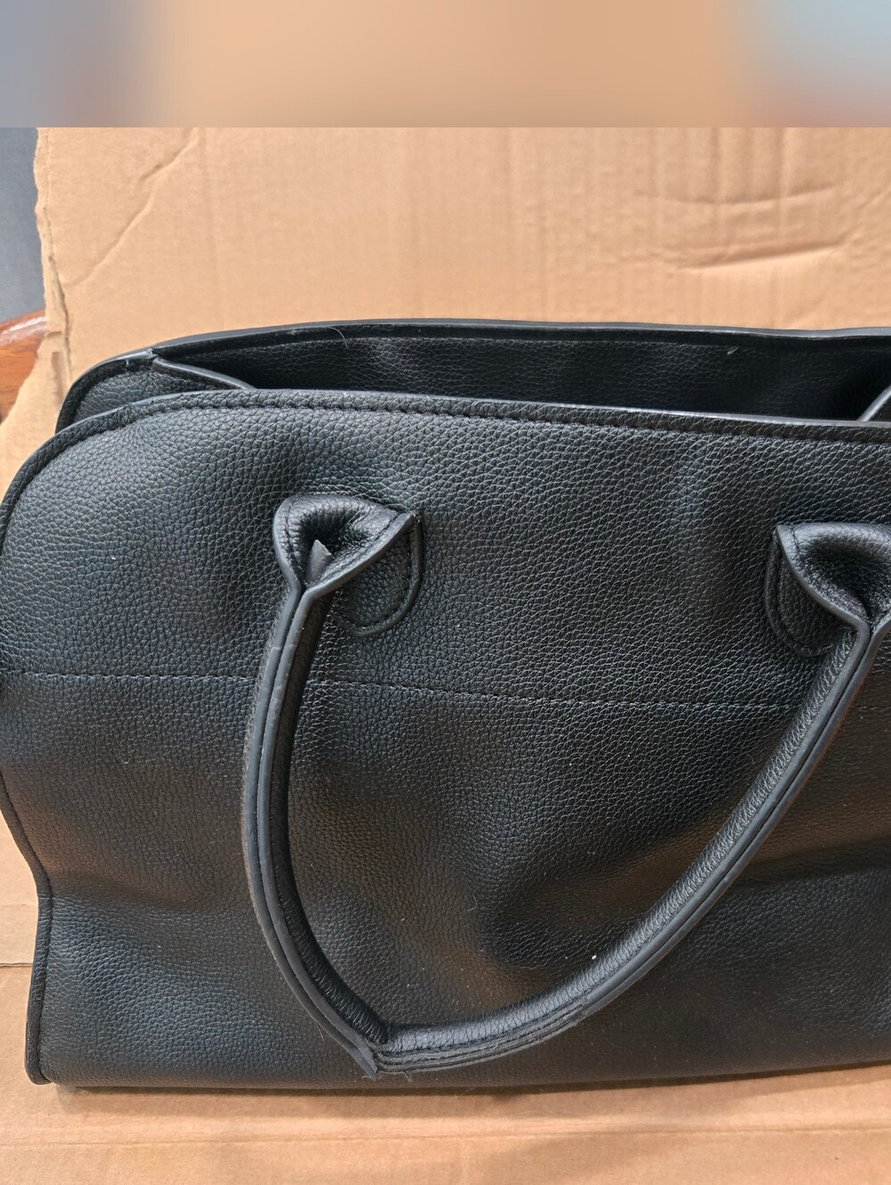 Luxury Italian Leather Tote Bag - Brand Unverified - See Photos & Description - Picture 2 of 9